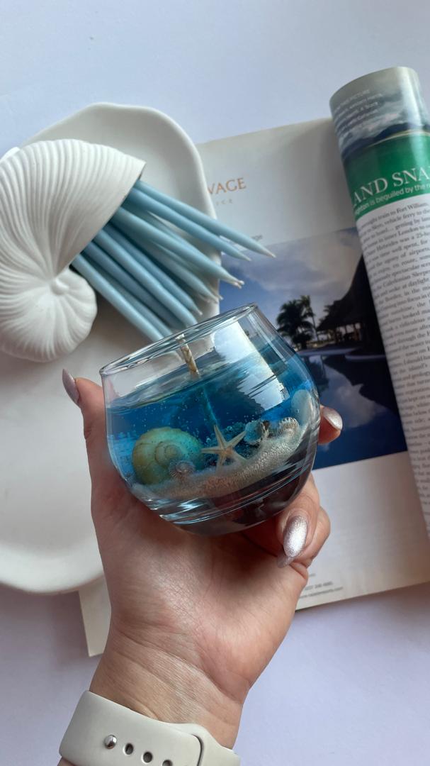 شمع ژله ای شمع دریایی